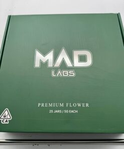 Mad Labs Premium Flower 25 Jars / 5G Each