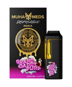 Muha Meds 2g Disposable Grand Daddy Purp Indica